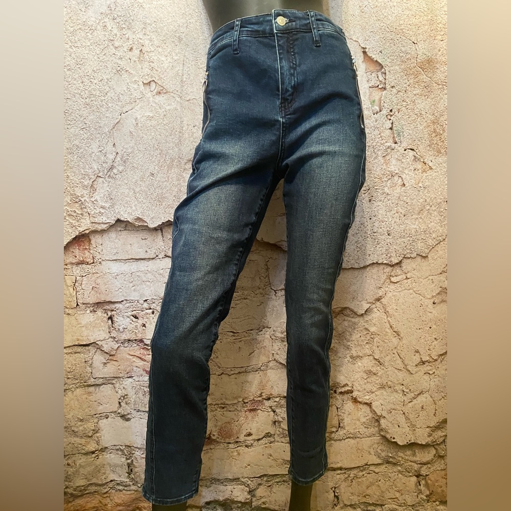 GUESS Side Zipper Stretch Jeans